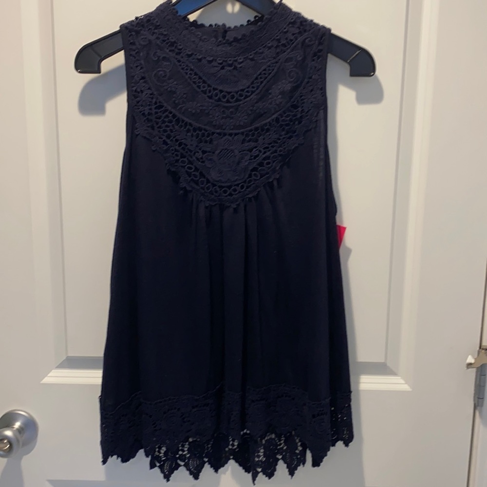 Navy blue tank